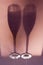 Shadow wineglasses