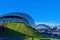 Shadows across the Sage 2, Gateshead, on a glorious autumn morning.