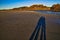 Shadows golden hour Higgins Beach  Scarborough Maine