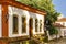 Shadows and lights on streets of the old and historic city of Tiradentes