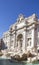 Shadows on the Trevi Fountain in Rome