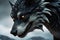Shadows Unleashed The Beastly Encounter of Black Wolves, Dragons, and Nature\\\'s Depths