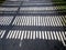 Shadows of a wooden bridge, Bitov Castle Czech Republic