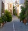 Shady streets of Rethymnon.