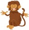 Shaggy monkey animal character