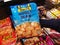 SHAH ALAM, MALAYSIA - 8 October 2020 : Hand hold a frozen packed of RAMLY Fish Nuggets for sell in the supermarket.