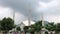 Shah Faisal Mosque (Masjid) Cloudy day, Modern Islamic Architecture