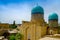 Shah-I-Zinda memorial complex, necropolis in Samarkand, Uzbekistan.