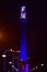 Shaheed Minar of Kolkata at night