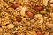 Shahi Mixture full-frame wallpaper, made with almonds, cashew, corn flakes, peanut.