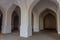 SHAHRISABZ, UZBEKISTAN: APRIL 29, 2018: Interior of Kok Gumbaz mosque in Shahrisabz, Uzbekist