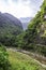 Shakadang hiking trail at the Taroko National Park Taiwan. The protected mountain forest landscape named after the landmark Taroko