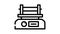 shaker laboratory device line icon animation