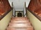 Shaker stairs to upper floor Hired Mens Bedrooms