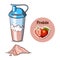 Shaker Strawberry Protein Powder