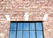 Shaker window brick and stone lintel Watervliet