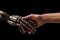 Shaking hands with AI