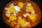 Shakshouka - fried eggs with tomatoes, Israeli national dish.