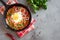 Shakshuka fried egg