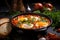 Shakshuka, mediterranean food life style Authentic living