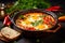 Shakshuka, mediterranean food life style Authentic living