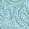 shallot twigs and pieces green vector seamless pattern