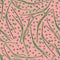 shallot twigs and pieces green vector seamless pattern