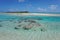 Shallow channel hoa Tikehau atoll French Polynesia