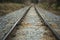 Shallow depth of fieldRailroad near Toyohata railroad crossing of Koumi Line in Yamanashi pre