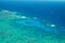 Shallow water coral formations on the Great Barrier Reef in Queensland, Australia