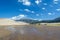 Shallow Water in Medano Creek at Great Sand Dunes National Park and Preserve