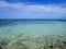 Shallow wavy ocean waters of Waimanalo bay