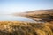 Shallow Yorkshire moorland reservoir