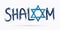 Shalom text design Shalom is a Hebrew word meaning peace, hello and goodbye