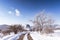 Shamakhi Astrological Observatory in winter time