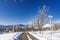 Shamakhi Astrological Observatory in winter time