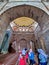 Shamakhi juma mosque, unique architecture. Friday cathedral mosque. Interior frescoes and decoration