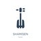shamisen icon in trendy design style. shamisen icon isolated on white background. shamisen vector icon simple and modern flat