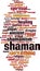 Shamnism word cloud