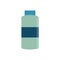 Shampoo bottle. Hairdresser tool flat isoleted icon