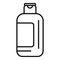 Shampoo bottle icon outline vector. Salon wash hair