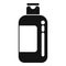 Shampoo bottle icon simple vector. Salon wash hair