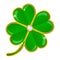 Shamrock badge