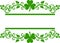 Shamrock border