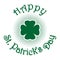 Shamrock clover. Green clover icon