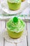 Shamrock cupcakes