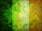 Shamrock Four Leaf Clover Grunge Flag Background