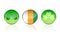 Shamrock icons web buttons