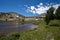 Shamrock Lake along the 20 Lakes Basin in California Mono County