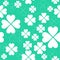 Shamrock seamless pattern.